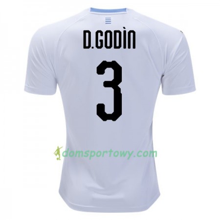 Koszulka Urugwaj D.Godin 3 Wyjazdowe Koszulki Piłkarskie Mistrzostwa Świata 2018